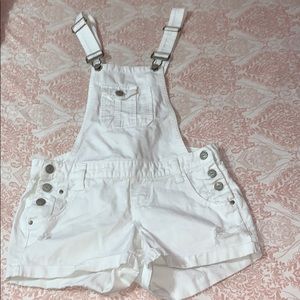 White Overalls. For girls. Juniors